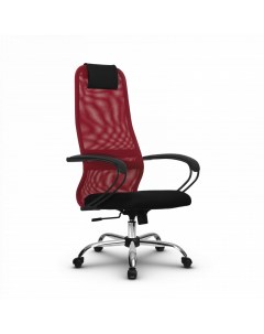 Кресло компьютерное SU B 8 подл 130 осн 003 Красный Метта