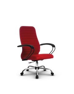 Кресло компьютерное SU C 10 подл 130 осн 006 Красный Красный Метта