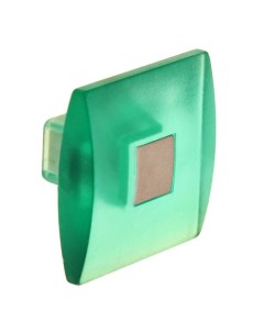 Ручка кнопка PLASTIC 003 пластиковая зеленая Nobrand