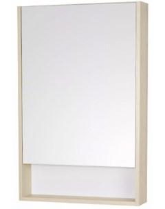Зеркальный шкаф Акватон Сканди 55 1A252102SDB20 Белый Дуб Верона Aquaton