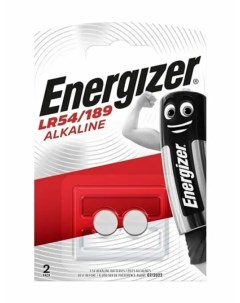 Батарейка Lr54 Ag10 Lr1130 Alkaline арт AG10 BL2 Energizer