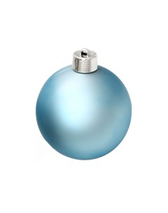 Пластиковый шар матовый ярко голубой 200 мм Winter deco