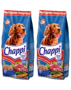 Сухой корм для собак с говядиной 2 шт по 15 кг Chappi