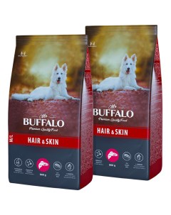 Сухой корм для собак HAIR SKIN лосось 2 шт по 800г Mr.buffalo