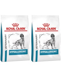 Сухой корм для собак HYPOALLERGENIC при пищевой аллергии 2шт по 2кг Royal canin