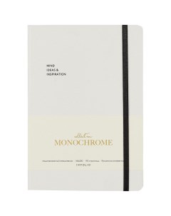 Ежедневник недатированный Monochrome А5 белый 96 листов Infolio