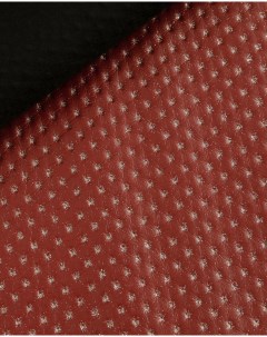 Ткань мебельная Экокожа Шерри Красный с блёстками Крокус