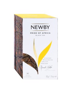 Чай черный Гордость Африки 25 пакетиков Newby