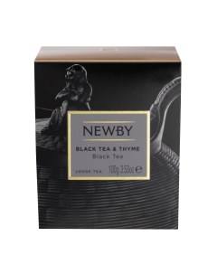 Чай черный с чабрецом листовой 100 г Newby