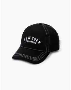 Чёрная кепка с вышивкой New York Gloria jeans
