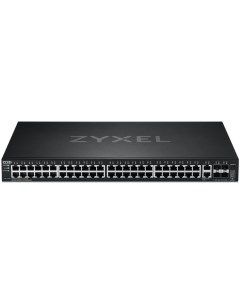 Коммутатор NebulaFlex Pro XGS2220 54 rack 19 48xRJ 45 1G 2xRJ 45 1 2 5 5 10G 4xSFP Zyxel