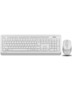Клавиатура и мышь Wireless Fstyler FG1010S клав белая серая мышь белая серая USB 1911603 A4tech