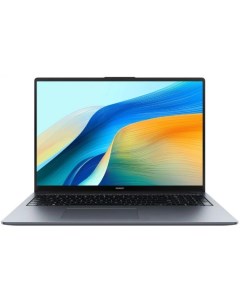 Ноутбук MateBook D16 2024 53013WXF i5 12450H 16GB 512GB SSD UHD Graphics 16 FHD IPS WiFi BT cam Win1 Huawei