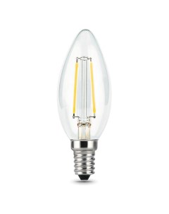 Лампа Gauss Filament Свеча 9W 710lm 4100К Е14 LED Filament Свеча 9W 710lm 4100К Е14 LED