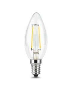 Лампа Gauss Filament Свеча 9W 680lm 2700К Е14 LED Filament Свеча 9W 680lm 2700К Е14 LED