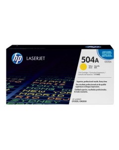 Картридж для лазерного принтера HP LaserJet 504A CE252A желтый LaserJet 504A CE252A желтый Hp