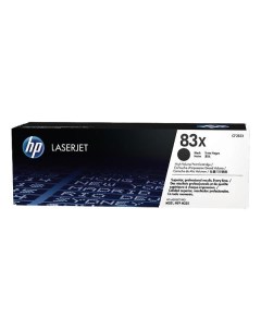 Картридж для лазерного принтера HP LaserJet 83X CF283X черный LaserJet 83X CF283X черный Hp