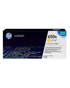 Картридж для лазерного принтера HP LaserJet 650A CE272AH желтый LaserJet 650A CE272AH желтый Hp