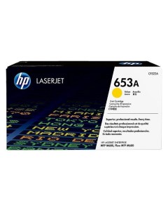 Картридж для лазерного принтера HP LaserJet 653A CF322A желтый LaserJet 653A CF322A желтый Hp
