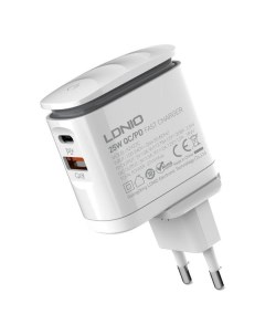 Сетевое зарядное устройство USB LDNIO A2423C Кабель Type C A2423C Кабель Type C Ldnio