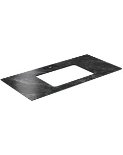 Столешница 100 см темно серый глянец для раковин встраиваемых снизу Plaza Classic Риальто PL3 VT93 1 Kerama marazzi