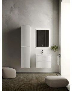 Комплект мебели белый матовый 61 см Snob R SNR60W CN7011 CI600 Sancos