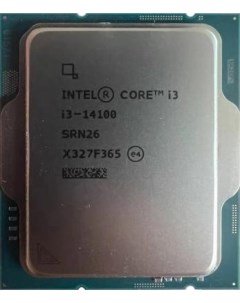 Процессор Core i3 14100 3500 Мгц LGA 1700 OEM CM8071505092206 Intel
