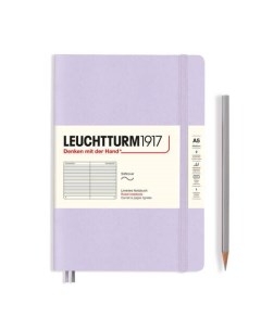 Записная книжка Leuchtturm A5 в линейку 123 страницы сиреневая Leuchtturm1917