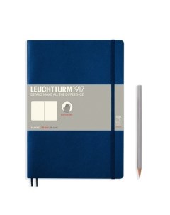 Записная книжка Leuchtturm Composition В5 нелинованная темно синий 123 страниц мягкая обложка Leuchtturm1917