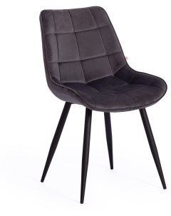 Обеденный стул ABRUZZO Металл Ткань Серый Черный 15556 Tetchair