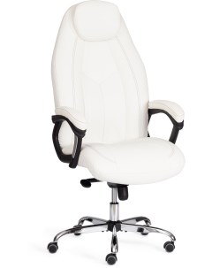 Компьютерное кресло игровое BOSS Lux Исскуственная кожа Белый 21152 Tetchair