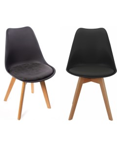 Комплект из 2 х стульев Eames Bon черный FR 0024P Bradex home