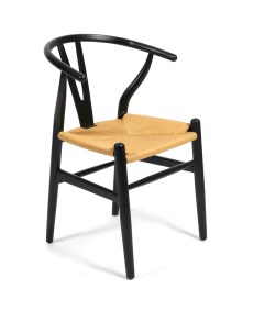 Обеденный стул WISHBONE Вяз Черный 13904 Tetchair