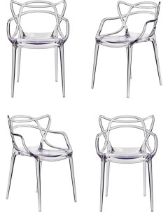Комплект из 4 х стульев Masters прозрачный FR 0704К Bradex home