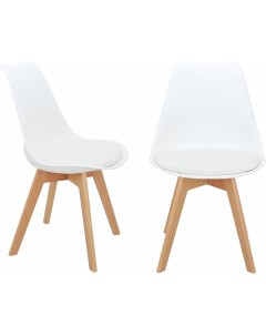 Комплект из 2 х стульев Eames Bon белый FR 0023P Bradex home
