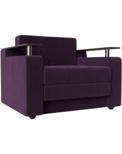 Кресло кровать Мираж Велюр Фиолетовый 120483 Лига диванов