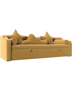 Детский диван кровать Рико Микровельвет Желтый 117383 Лига диванов