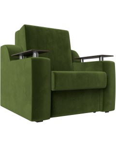 Кресло кровать Сенатор 80 Микровельвет Зеленый 119851 Лига диванов