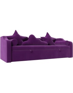 Детский диван кровать Рико Микровельвет Фиолетовый 117388 Лига диванов