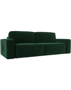 Прямой диван Прага классик Велюр Зеленый 116610 Лига диванов