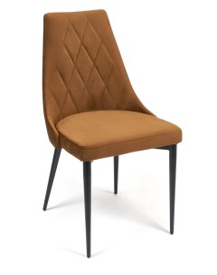 Обеденный стул LAVANDA Ткань Металл Коричневый Черный 14340 Tetchair