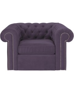 Кресло Chesterfield ОГОГО арт 329825 Ткань Фиолетовый Огого обстановочка!