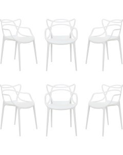 Комплект из 6 ти стульев Masters белый FR 0215S Bradex home