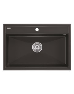 Кухонная мойка Stepia 750 75 см PM117551 BLM черный металлик Paulmark