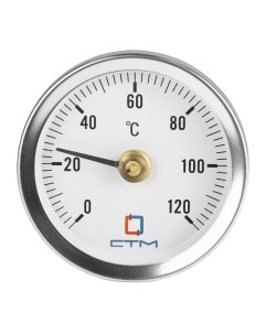 Термометр накладной d63 мм с пружиной 90 С CTTND63 Stm