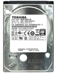 Жесткий диск MQ 1ТБ MQ01ABD100 Toshiba