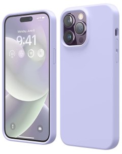 Чехол Liquid Soft Silicone Case для iPhone 14 Pro Max Purple Elago