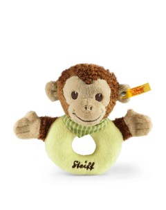 Мягкая игрушка Jocko Monkey Grip Toy Погремушка колечко Обезьянка Джоко 12 см Steiff