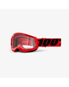Очки подростковые Strata 2 Youth Goggle Red Clear Lens 50521 101 03 100%