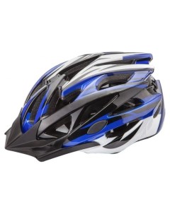 Шлем MV 29 in mold защитный бело черно синий 600120 Stels
